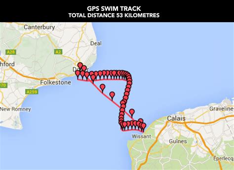 english channel swim distance km.